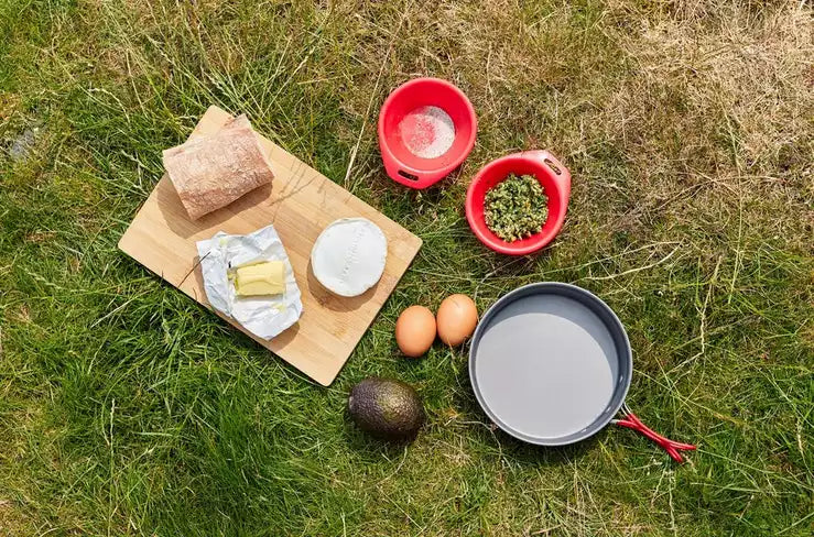 Campsite Cooking: Fell Foodie's Pesto Eggs with Avocado and Goat's Cheese Toast