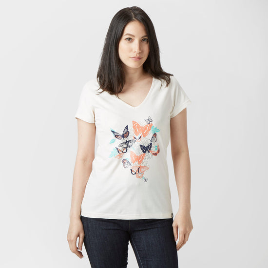 Women’s Floral Butterfly T-Shirt
