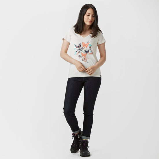 Women’s Floral Butterfly T-Shirt