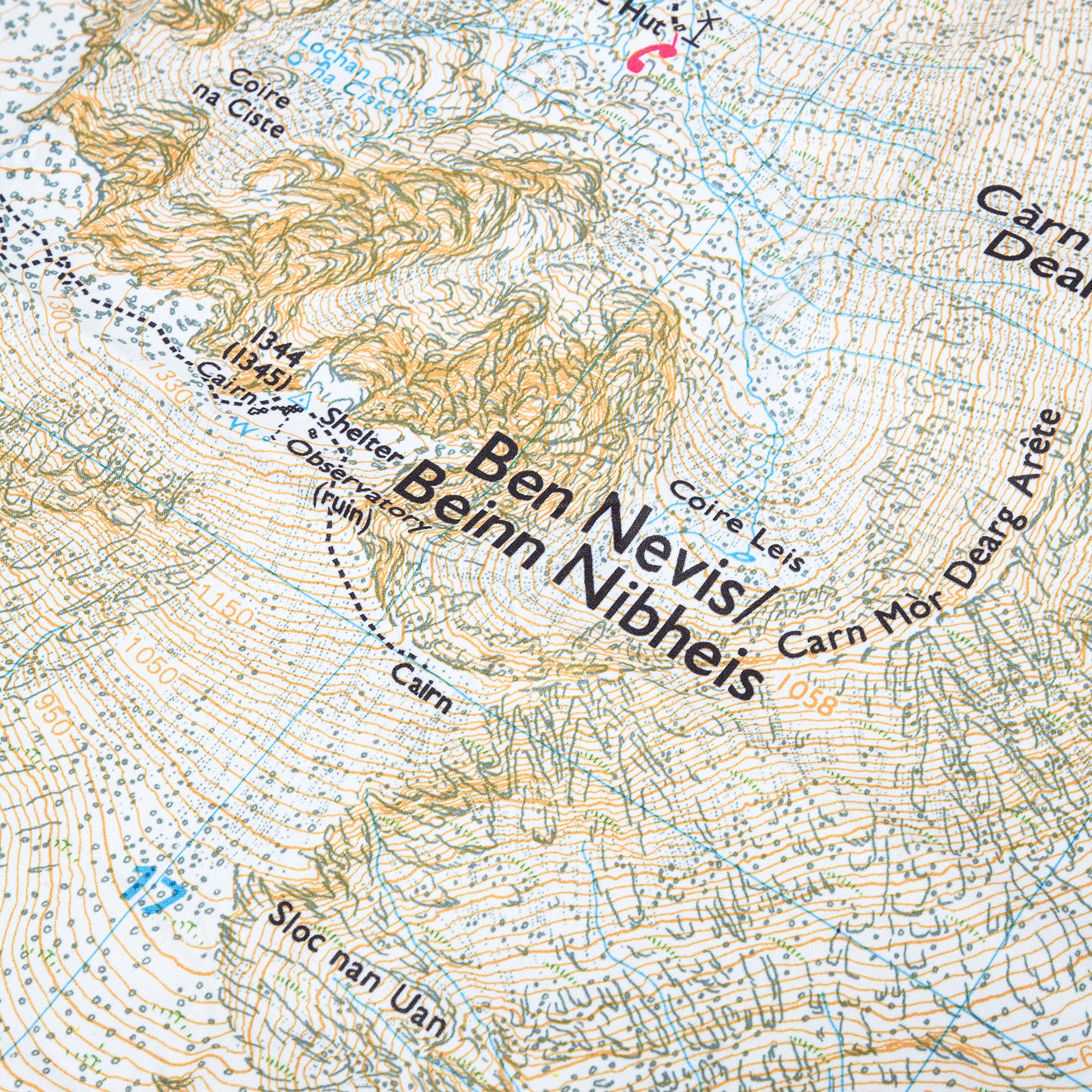 Giant Towel (Ben Nevis OS Map Print)