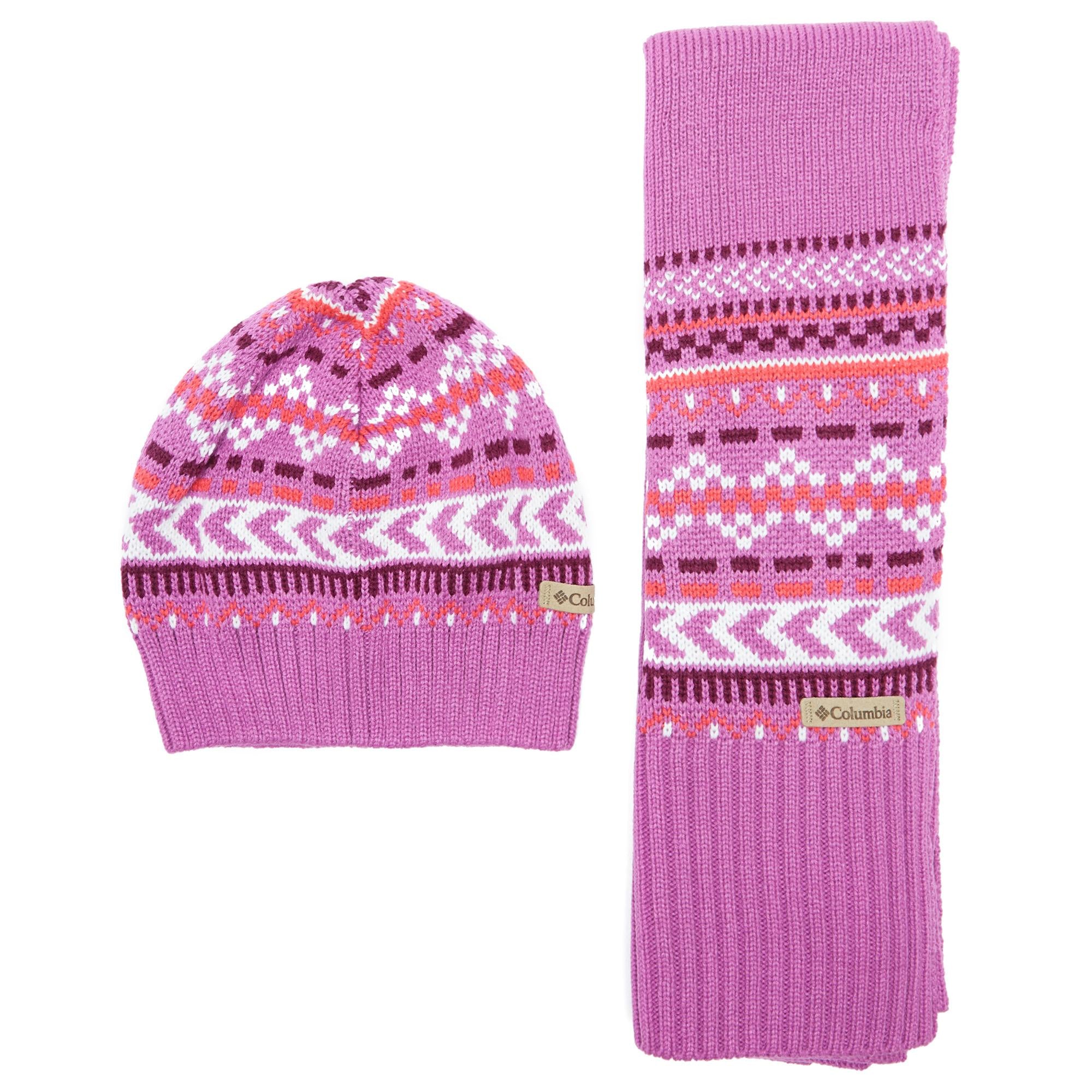 Women's Winter Worn Hat and Scarf Set