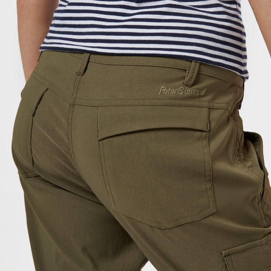 Women's Stretch Double Zip Off Trousers - Short