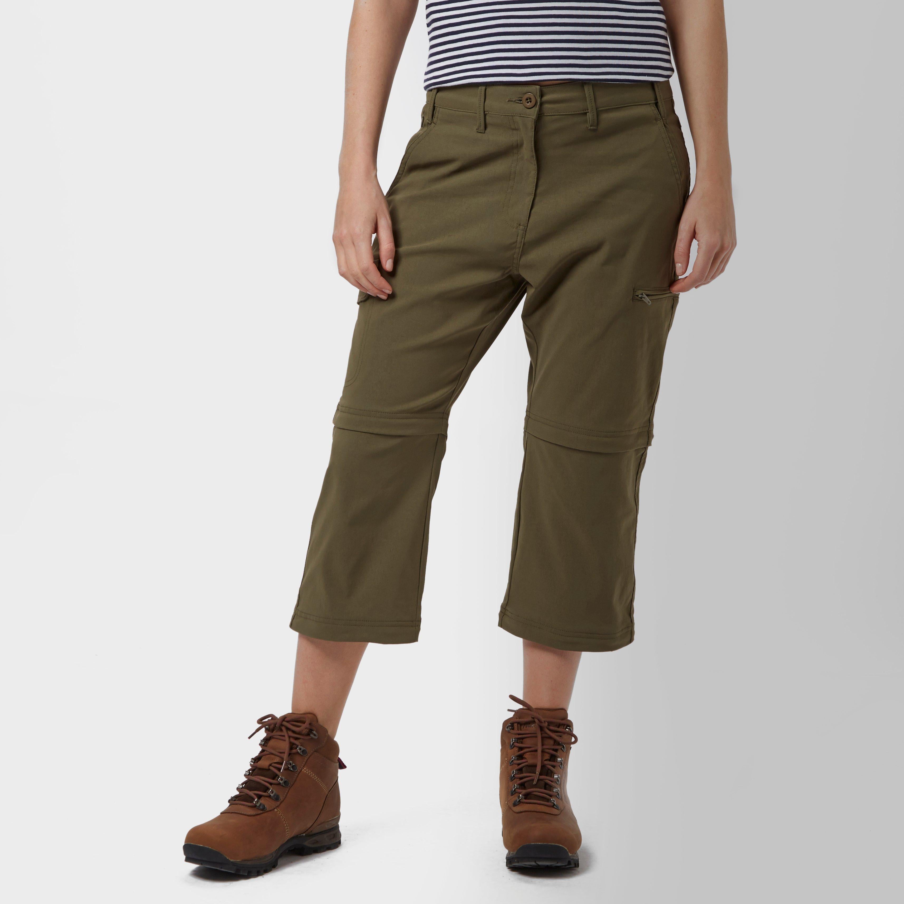 Women's Stretch Double Zip Off Trousers - Short