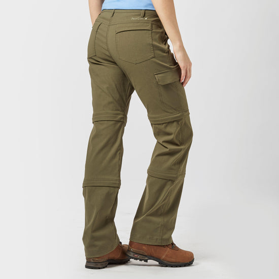 Women's Stretch Double Zip Off Trousers - Long