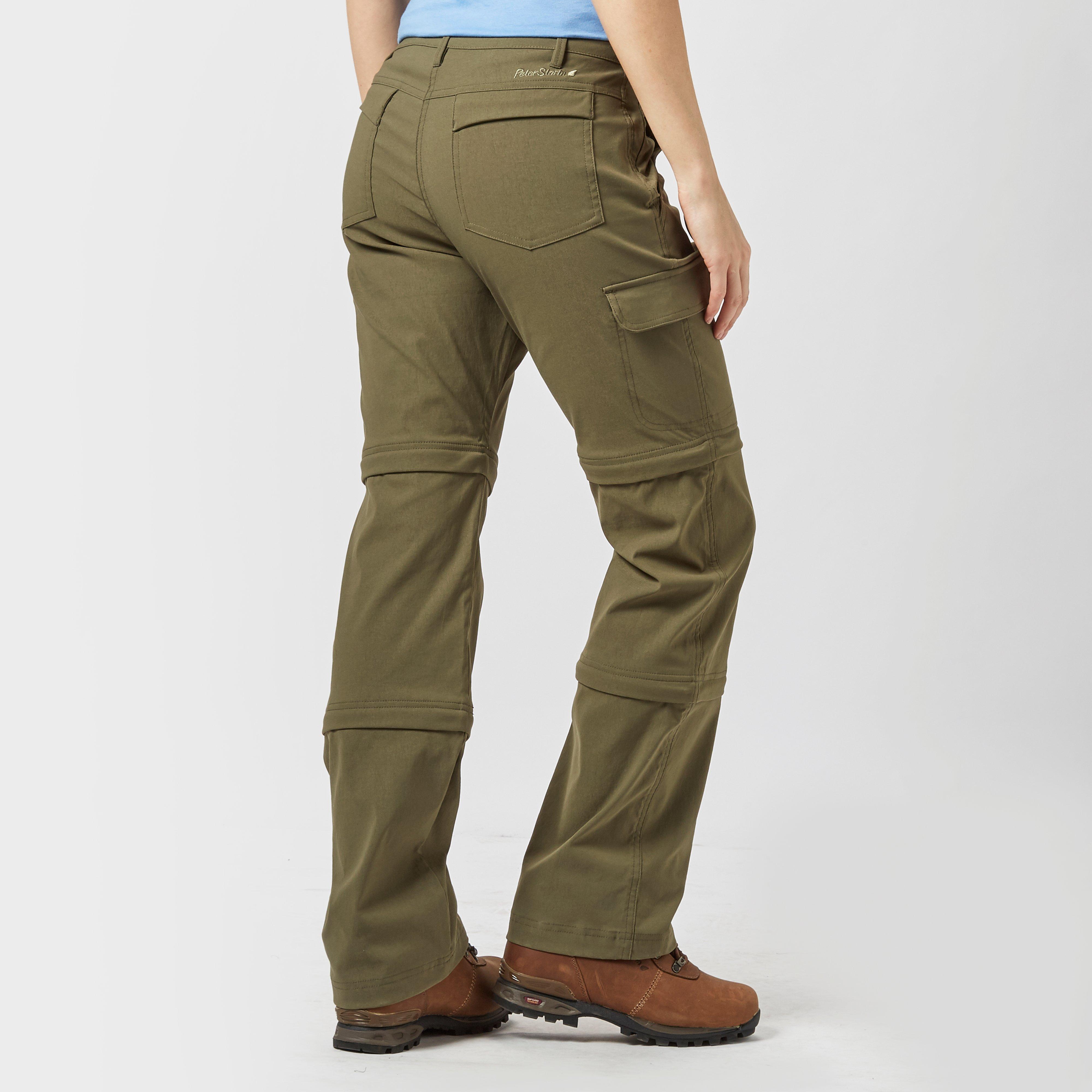 Women's Stretch Double Zip Off Trousers - Long