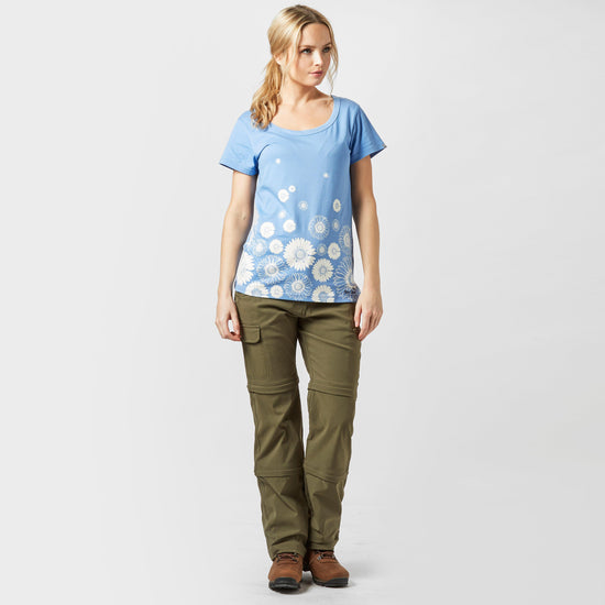 Women's Stretch Double Zip Off Trousers - Long