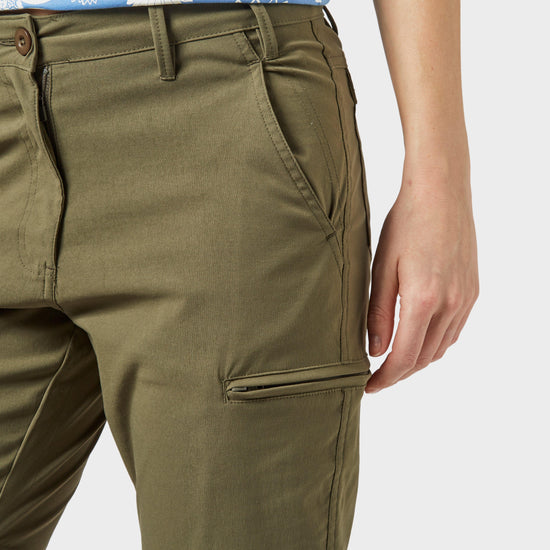 Women's Stretch Double Zip Off Trousers - Long