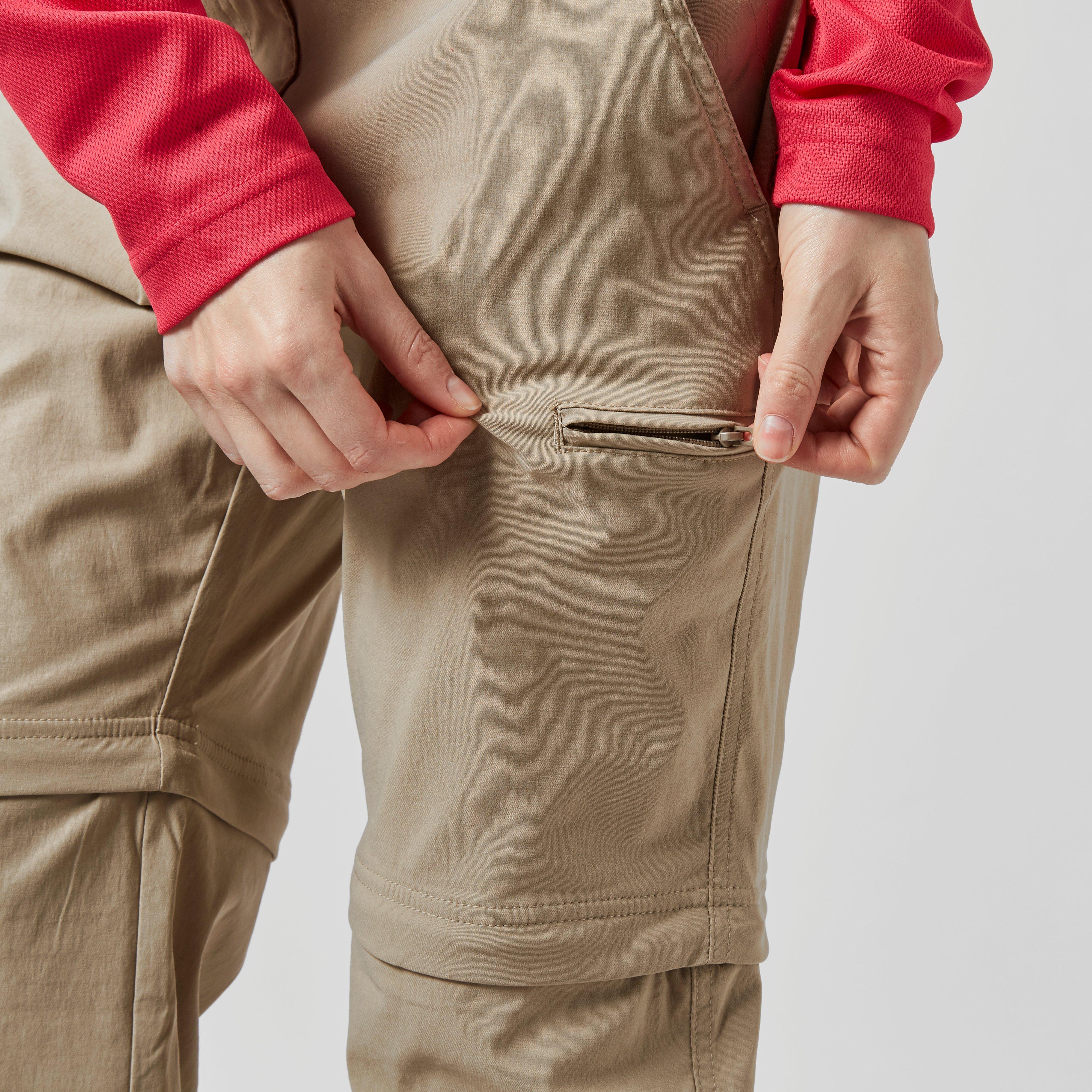 Women's Stretch Double Zip Off Trousers - Short