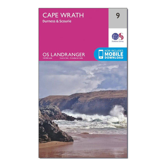 Landranger 9 Cape Wrath Map