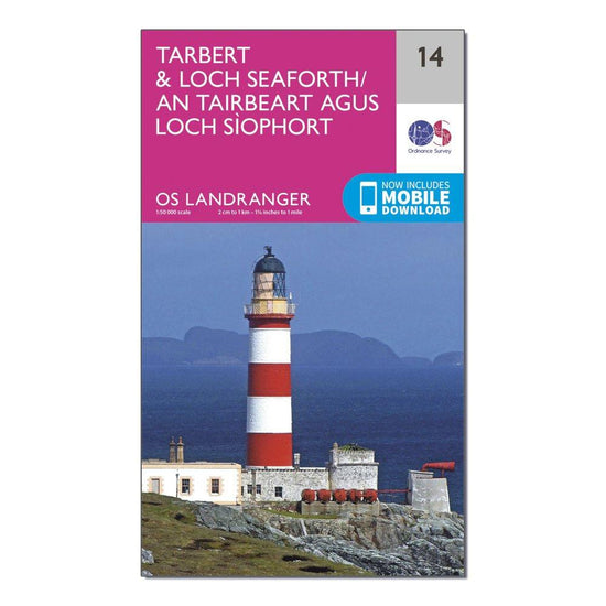 Landranger 14 Tarbert & Loch Seaforth Map