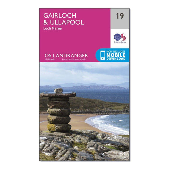 Landranger 19 Gairloch & Ullapool Map