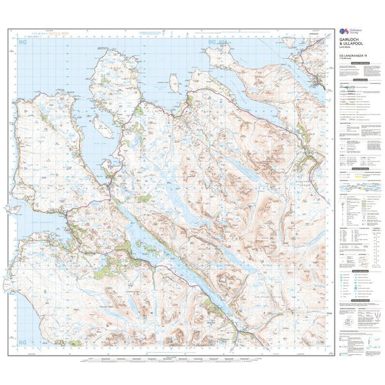 Landranger 19 Gairloch & Ullapool Map