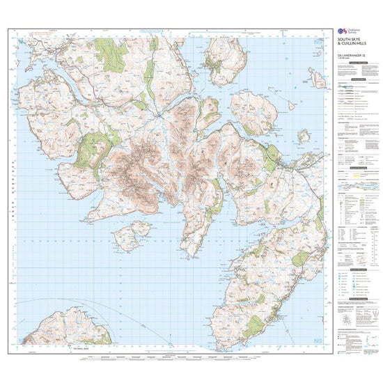 Landranger 32 South Skye & Cuillin Hills Map