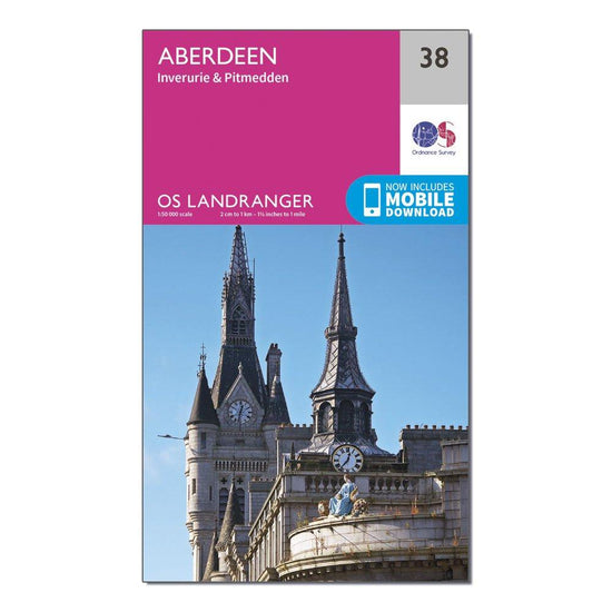Landranger 38 Aberdeen Map