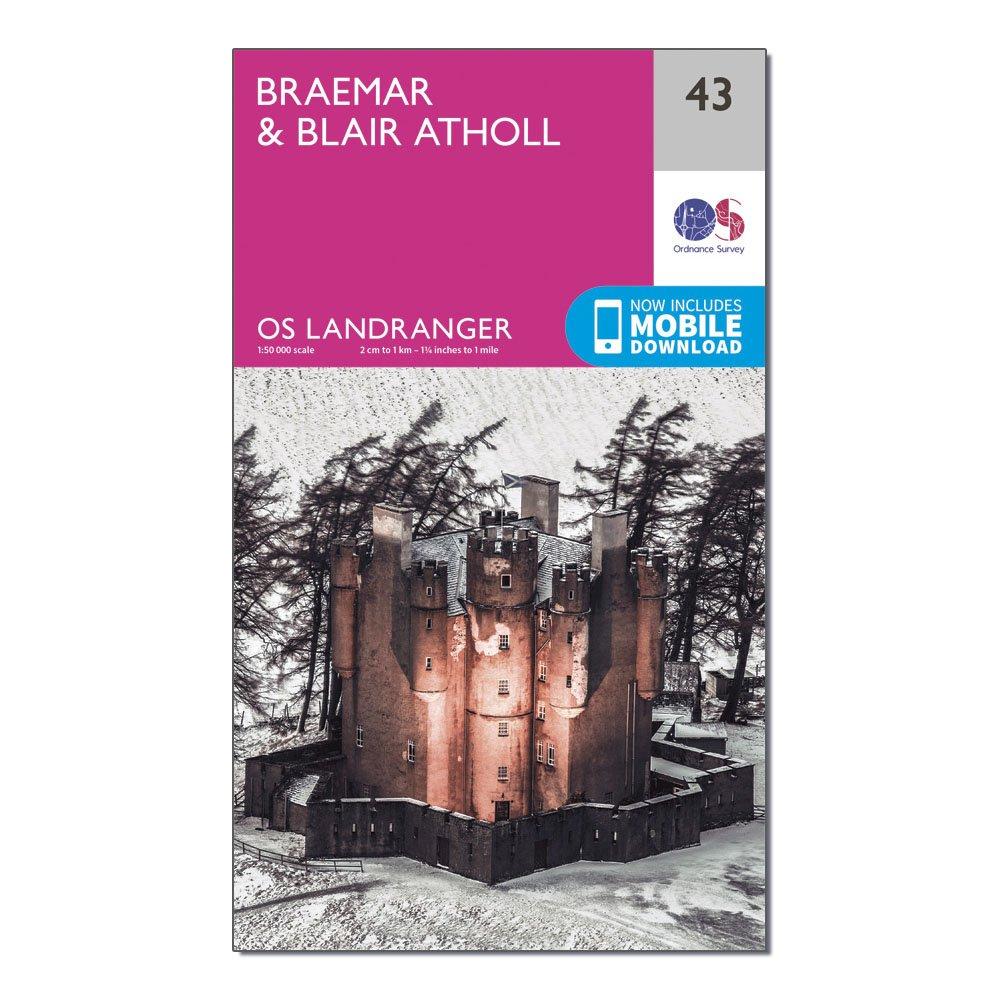 Landranger 43 Braemar & Blair Atholl Map With Digital Version