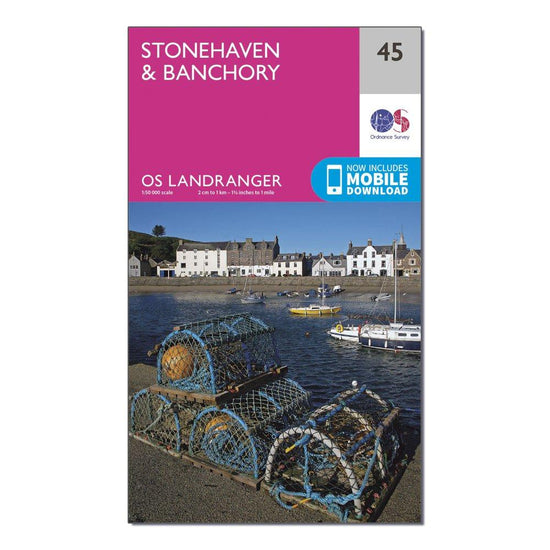Landranger 45 Stonehaven & Banchory Map With Digital Version