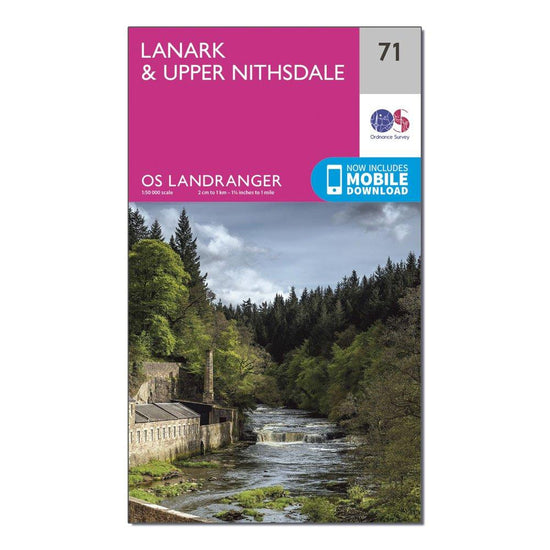 Landranger 71 Lanark & Upper Nithsdale Map With Digital Version