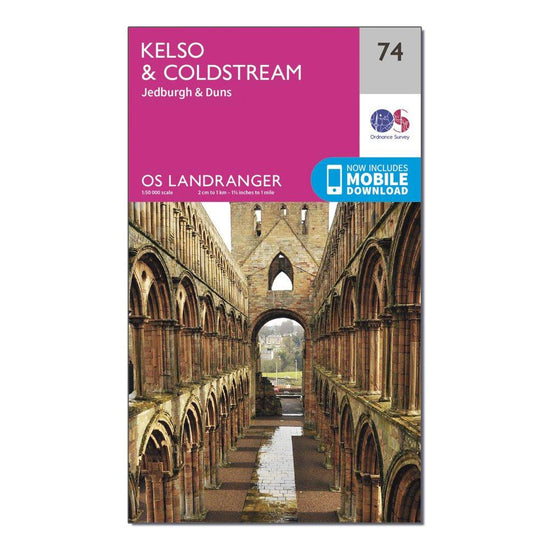 Landranger 74 Kelso & Coldstream Map