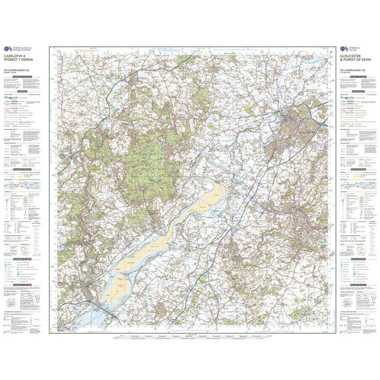 Landranger 162 Gloucester & Forest of Dean Map With Digital Version