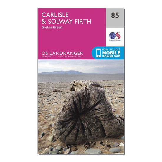 Landranger 85 Carlisle & Solway Firth, Gretna Green Map With Digital Version