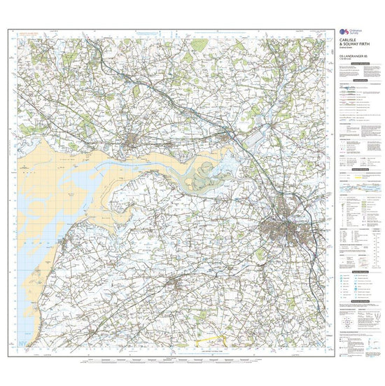 Landranger 85 Carlisle & Solway Firth, Gretna Green Map With Digital Version