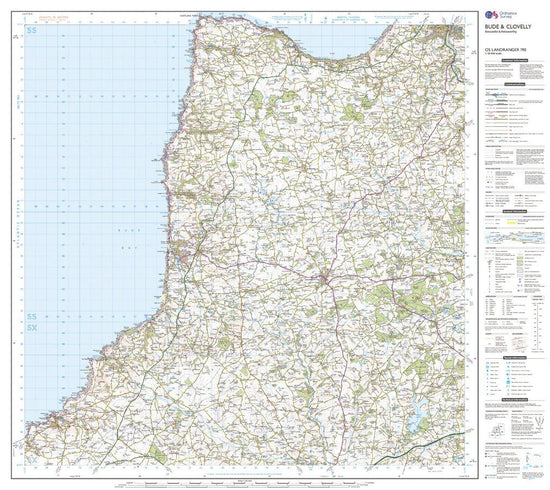 Landranger Active 190 Bude & Clovelly, Boscastle & Holsworthy Map With Digital Version