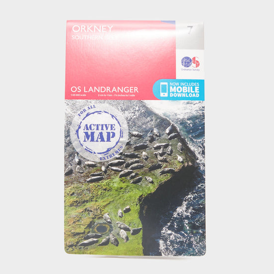 Landranger Active 7 Orkney Southern Isles Map With Digital Version