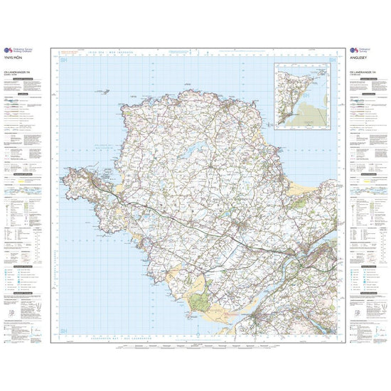 Landranger Active 114 Anglesey Map With Digital Version