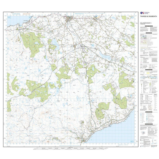 Landranger Active 11 Thurso & Dunbeath Map With Digital Version