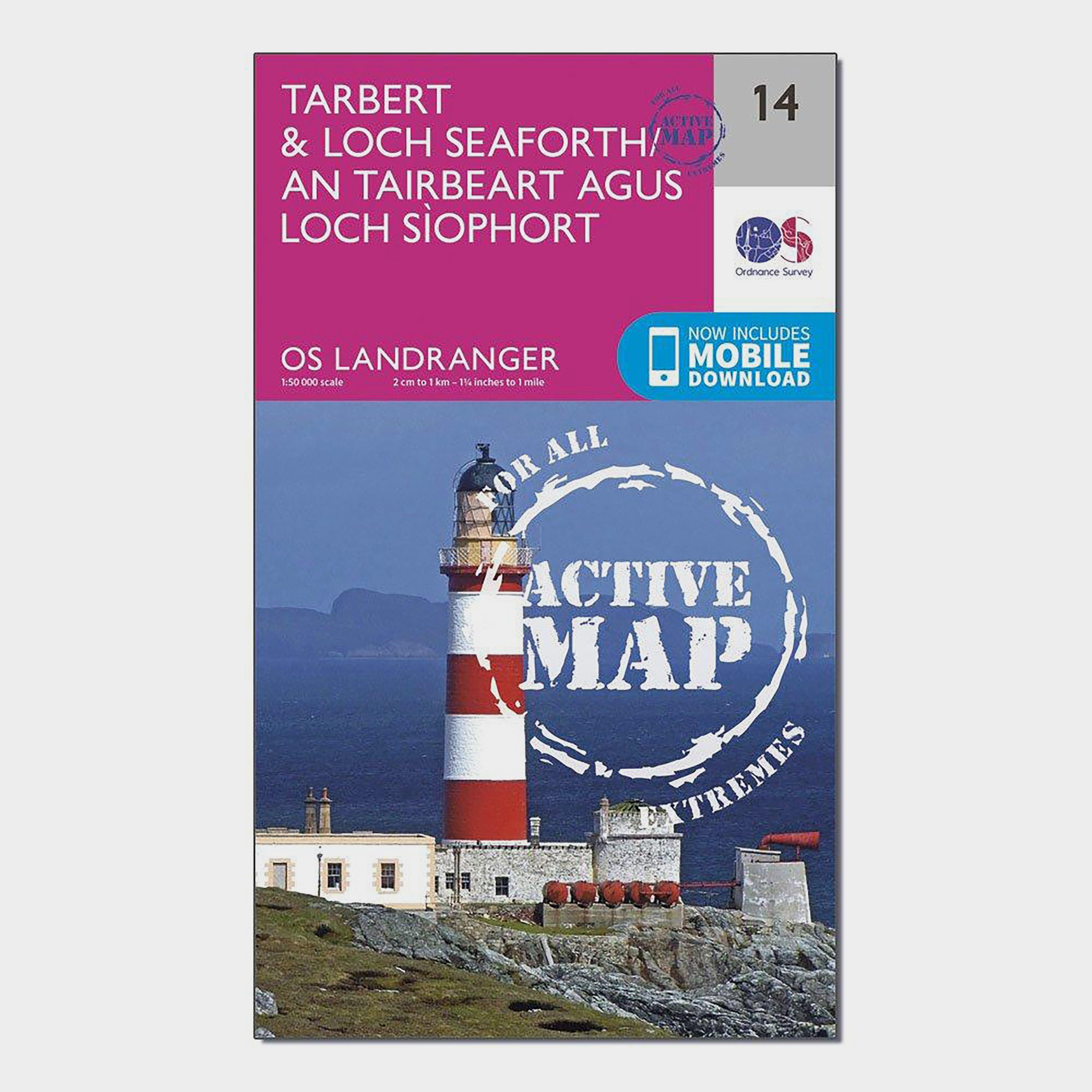 Landranger Active 14 Tarbert & Loch Seaforth Map With Digital Version
