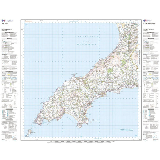 Landranger Active 123 Lleyn Peninsula Map With Digital Version