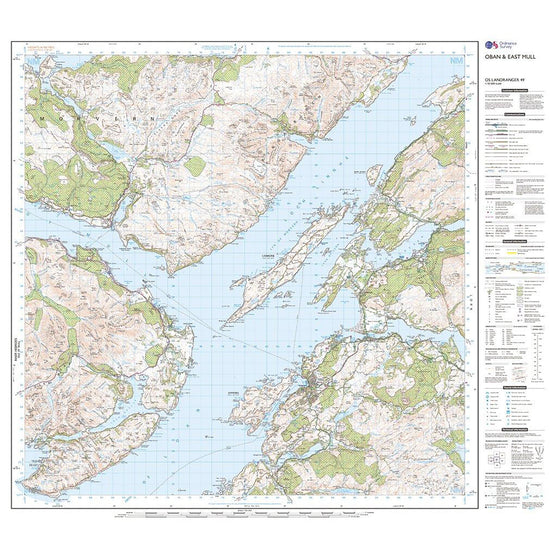 Landranger Active 49 Oban & East Mull Map With Digital Version
