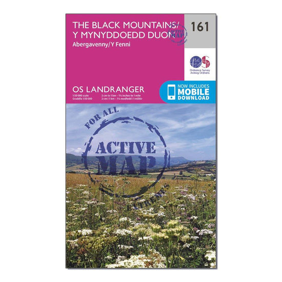 Landranger Active 161 The Black Mountains Map With Digital Version