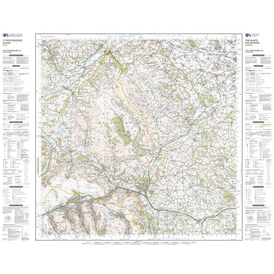 Landranger Active 161 The Black Mountains Map With Digital Version