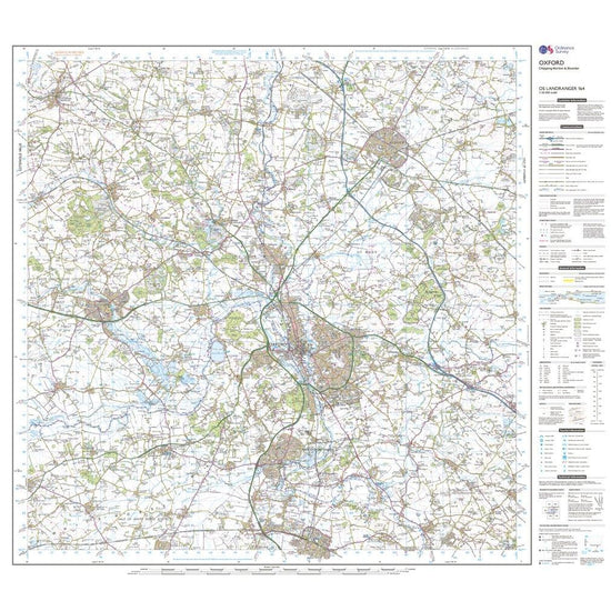 Landranger Active 164 Oxford, Chipping Norton & Bicester Map With Digital Version