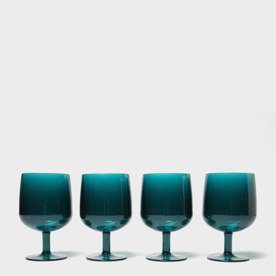 Geo Triangle Wine Glasses 4-Pack