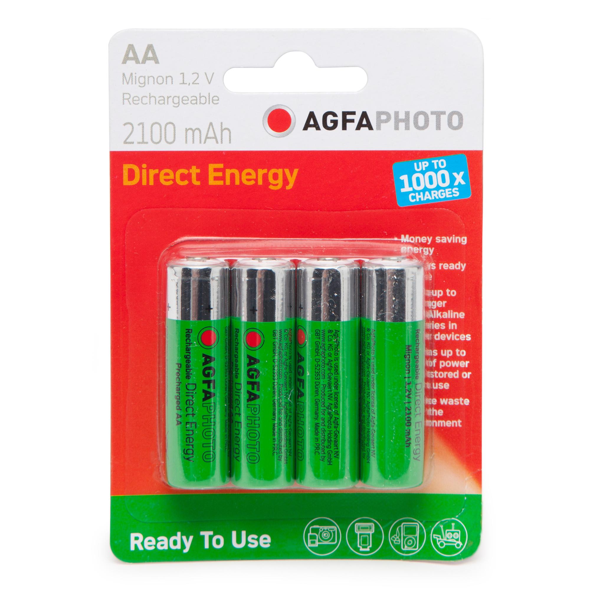 Rechargeable AA 1.2V Batteries 4 Pack