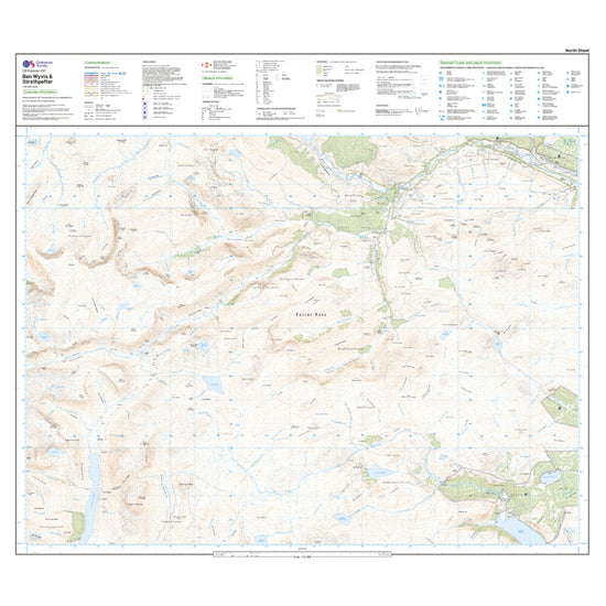Explorer 437 Ben Wyvis & Strathpeffer Map With Digital Version