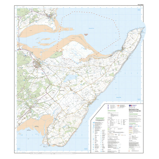 Explorer 438 Dornoch & Tain Map With Digital Version