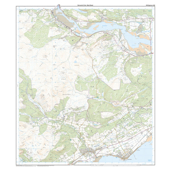 Explorer 438 Dornoch & Tain Map With Digital Version