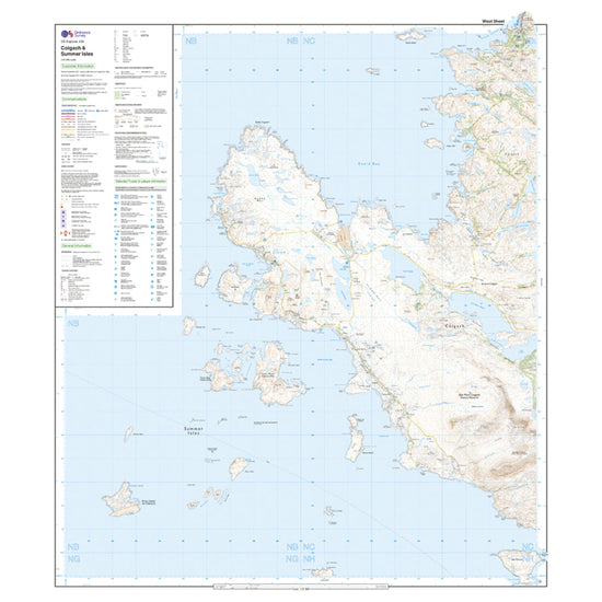 Explorer 439 Coigach & Summer Isles Map With Digital Version