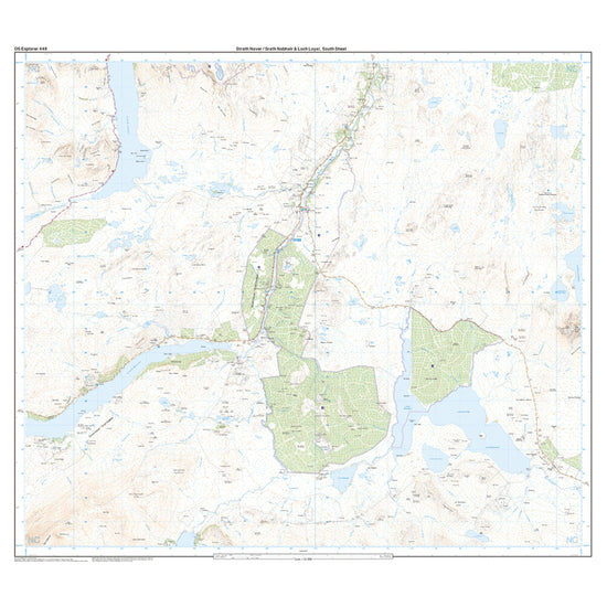 Explorer 448 Strath Naver & Loch Loyal Map With Digital Version