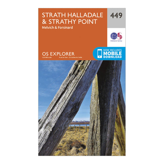 Explorer 449 Strath Halladale & Strathy Point Map With Digital Version