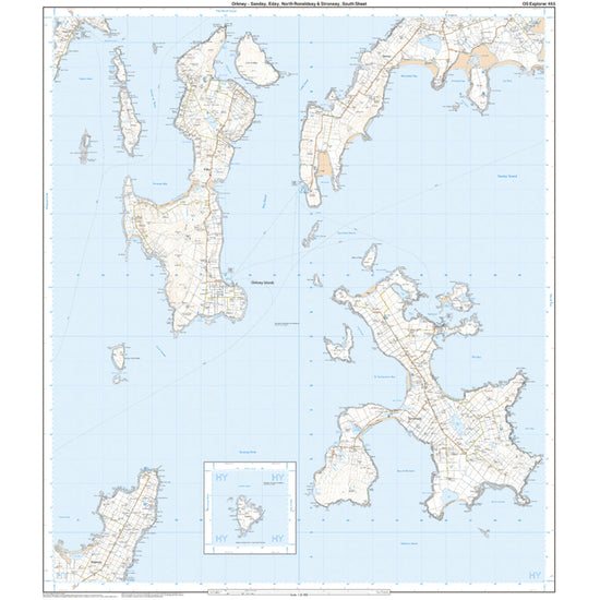 Explorer 465 Orkney Map With Digital Version