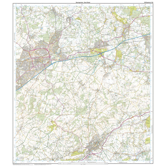 Explorer 144 Basingstoke, Alton & Whitchurch Map With Digital Version