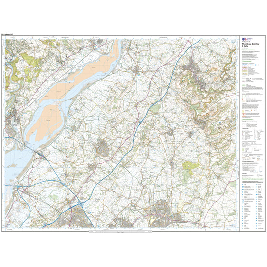 Explorer 167 Thornbury, Dursley & Yate Map With Digital Version