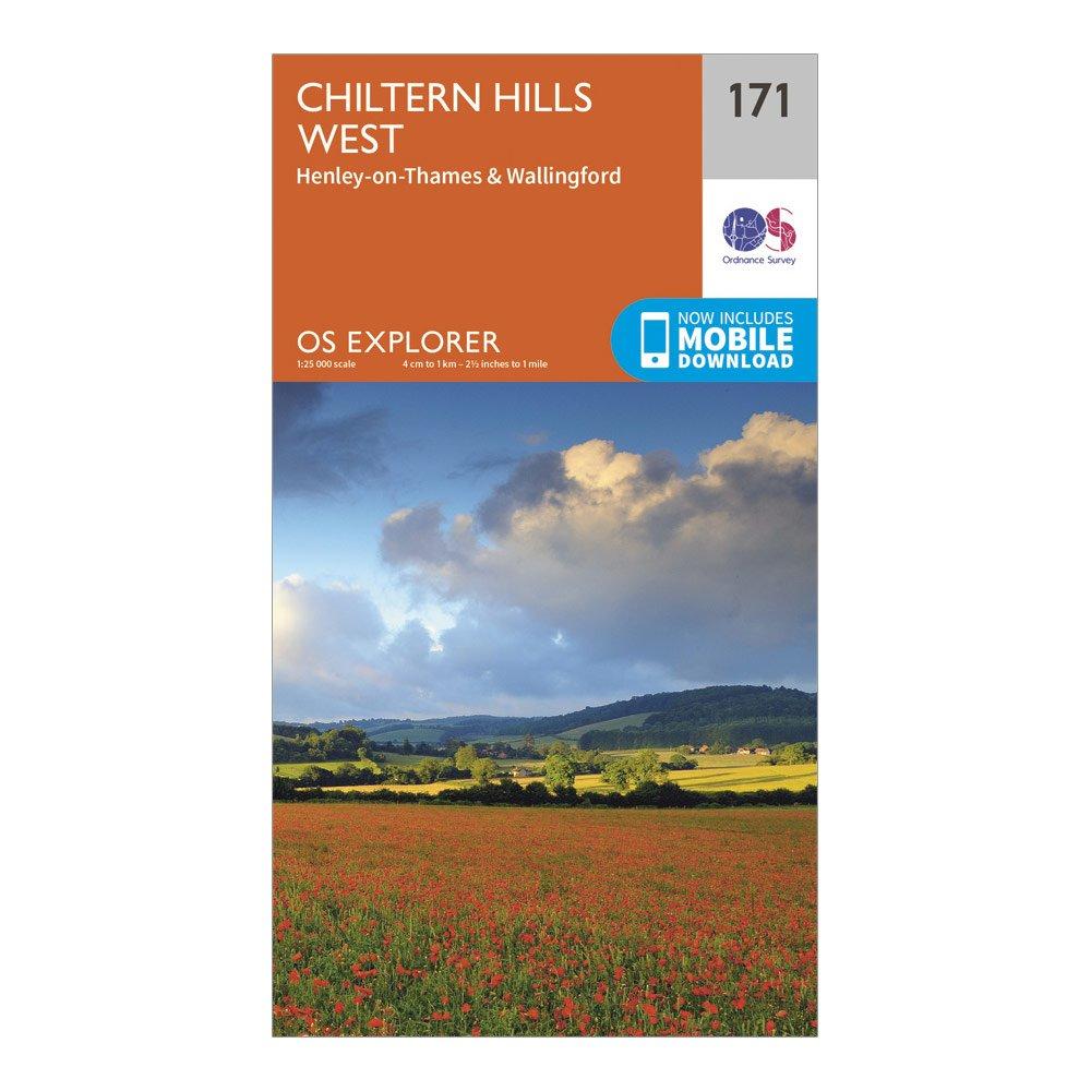 Explorer 171 Chiltern Hills West, Henley-on-Thames & Wallingford Map With Digital Version