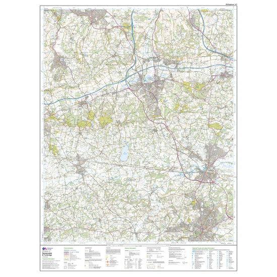 Explorer Active 147 Sevenoaks & Tonbridge Map With Digital Version