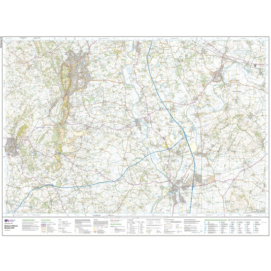 Explorer 190 Malvern Hills & Bredon Hill Map With Digital Version