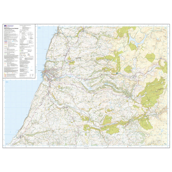Explorer 213 Aberystwyth & Cwn Rheidol Map With Digital Version